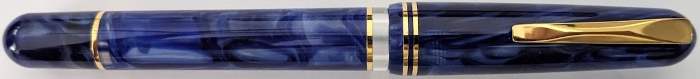 Gioia Metis Blue Aesthetic Gold Fountain Pen Jowo Nib-Piston Filler 